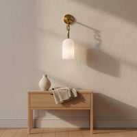 Vintage Wall Lamp Decorative Chain Vintage Wall Light Easy to Install Glass Pendant Lamp for Hallway
