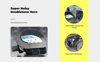 Waterproof Electric Car Horn, Dual-Tone, for Haval