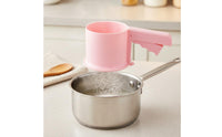 Semi-Automatic Flour Sifter Container Food Grade Material Handheld Container Sifter Powdered Sweetener Dispenser Long-Lasting