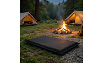 Portable Inflatable Seat Cushion Foldable Seat Cushion with Valve Padded Inflatable Pad Compact for Travelers, Campers, Hikers, Camping, Hiking, Stadium
