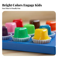 Nine Color Game Screen Entertainment Color Positioning Puzzle Bright Colors IQ Puzzle Game for Preschoolers, Parents, Classroom, Home, Car Trips