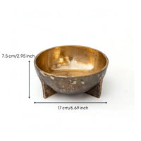 Decorative Footed Bowl Irregular Fruit Bowl with Feet Shallow Decorative Footed Tray for Model-Room Decor