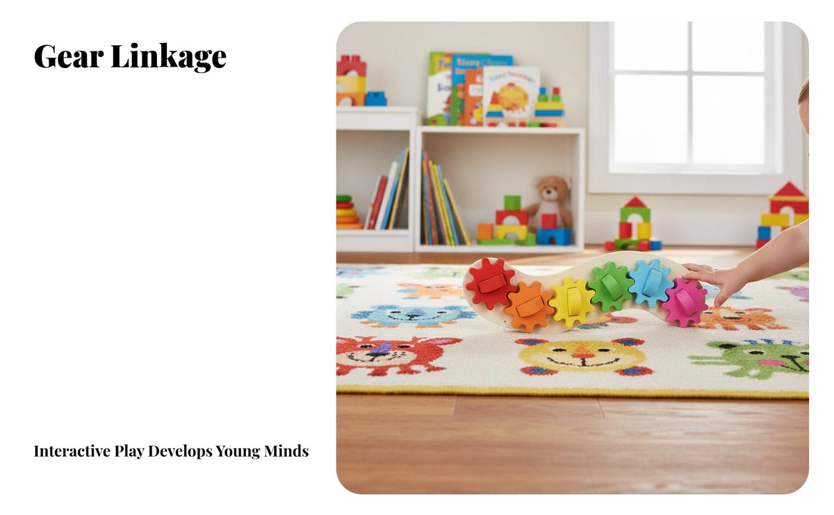 Develops Fine Movement Skills Busy Board Gear Accessory Hand-Eye Coordination Busy Board DIY Accessory Stimulates Cognitive Development
