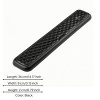 Quilted Keyboard Wrist Rest Rounded Ends Memory Foam Wrist Rest Computer Accessory Pain Relief Water Resistant for Office