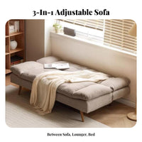 Multifunctional Folding Sofa Bed Space-Saving Design Living Room Furniture Modern design transformable Seating Removable and cleanable Cover for Apartment Dwellers, Students, Homeowners, Bedroom, Home Office, Lounge