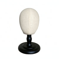 Cloth Covered Mannequin Head with Stand Hat Display Holder Lightweight for Hair Stylists