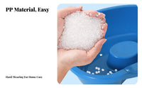 Lay-down Hair Washing Sink Comfortable Neck Support Bedside Hair Washing Tray Easy Drainage Bedside Shampoo Sink for Elderly, in Bed, Hospital, Travel