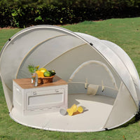 Protection Quick-Setup Beach Tent Water Resistant Automatic Sun Shade Lightweight Portable Camping Shelter for Park