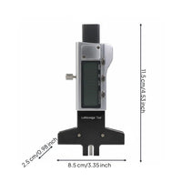 String Height Gauge Two-unitUnit String Action Gauge inch/mm Scale Digital Guitar Ruler for Luthiers