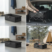 Wagon Liner with Side Pockets Easy to Clean with Pockets Heavy Duty Camping Wagon Bag for Anglers, Outdoor Trips
