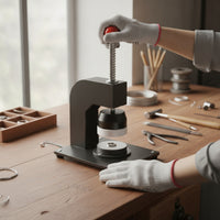 Jewelry Flattening Tool Desktop Flattening Press Stable Jewelry Press for Jewelers, Workshops