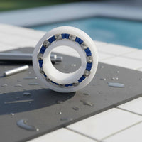 Pool Cleaner Tire Ribbed Pattern Replacement Cleaner Tire Set Easy to Install