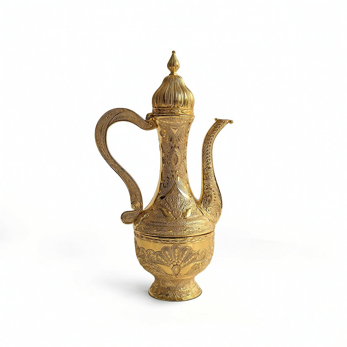 Decorative Teapot Gold Decor Ornate for Coffee Table