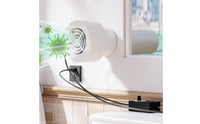 Air Conditioner Hole Fan Quiet Wall Mounted Exhaust Fan Easy Installation Small Tube Ventilation Fan for Renters, Bedroom, Washroom, Office