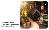 Feathered Feather Hair Clasp Elegant Design Feather Hair Clasp Versatile Design Comfortable for Teenagers