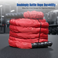 Battle Rope, Fitness Rope for Home Gym, Full Sleeve Protection, Strength & Endurance Training Equipment