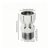 Movable Joint Stainless Steel Angle-Valve Extension Fitting Universal Connection Swivel Threaded Angle Fitting