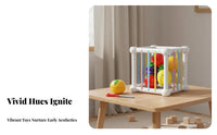 Cutting Play Fruit Set Hand-Eye Coordination Fine Motor Skills Toy Hands-on Learning Influenced Fruit Piece Sensory Toy for Children, Girls, Nursery