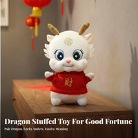 Year of the Wyvern Stuffed Creature Auspicious Gift Lunisolar New Year Wyvern Stuffed Ie Soft and Cuddly PP Cotton Filled