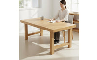 Minimalist Design Solid Wood Desk Sturdy and Long-Lasting Wooden Computer Desk Spacious Workspace Large Study Table High Load Capacity for Students