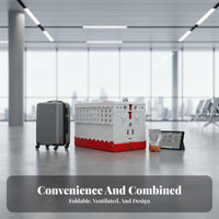Foldable Pigeon Enclosure Well-Ventilated Portable Pigeon Training Enclosure Plastic Avian Transport Box Breathable Design Pet