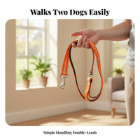 Striped Stitching Woven Dog Leash Outdoor Pet Gear for Outdoors