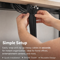 10 PCS Cable Clips Adhesive Cable Organizer for Desk, Reusable Cable Ties Electronics Organizer, Office Accessories for Students
