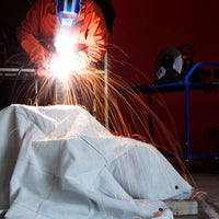Spatter Resistant Split Leather Soldering Blanket Heavy-Duty Leather Soldering Blanket for Workshops