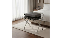 Hotel Luggage Stand Versatile Folding Luggage Rack Easy to Store Foldable Suitcase Stand for Guests, Guest Room