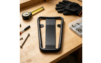 Black Scooter Luggage Rack Cylindrical Center Cargo Rack Sturdy Motorcycle Center Cargo Carrier Rust Resistant for Commuters
