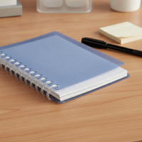Gradient Loose-Leaf Notebook with Detachable Coil, A5/B5 Student Journal