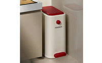 Dual Opening Trash Can Trash Can with Lid Narrow Pedal Bin for Lavatory, Toilet