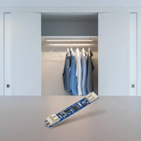 Hands Free Infrared Hand Wave Switch Ultra Slim Hand Wave Sensor Switch Easy to Install Cabinet Light Dimmer Low Voltage for Wardrobe