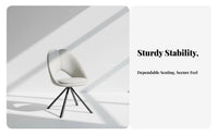 Nordic design Upholstered rotating Chair Modern Minimalist Design Upholstered rotating Seat Light Luxury Indoor Seating Ergonomic Backrest for Homeowners, Interior Designers, Office Workers, Dining Room, Restaurant, Kitchen, Bedroom