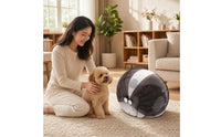 Collapsible Pet Drying Box Portable Pet Dryer Box Transparent Automatic for Dog Owners, Home Grooming, Apartment