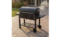 Multifunction Charcoal Grill Heavy Duty Smoker Grill Large Capacity Bbq Smoker Heat-Resistant for Homestay, Backyard