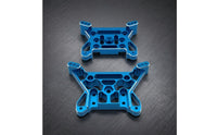 2 Pieces Front and Rear Shock Brackets Upgrade Front Shock Mount Precision RC Car Damping System Components Brackets for Rough Terrain Driving
