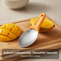 Stainless Steel Mango Cutter Multifunctional Mango Cutter Spoon Fruit Pulp Separator Easy to Use Kitchen Tool for Home Cooks