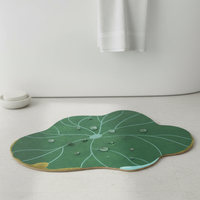 Crayon Shin-chan Diatomaceous Earth Bath Mat, Super Absorbent Non-Slip for Bathroom, Shower, Toilet Entrance