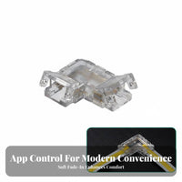 Smart COB Light Strip 24V Low Electric Potential COB Light Strip Light Flexible Light Strip Tape App Control Continuous