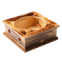 Korean Stone Pot Stand Raised Bamboo Pot Stand Solid Wood for Home Cooks
