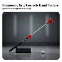 Golf Swing Builds Muscle Memory Golf Practice Portable Swing Practice Club for Golfers, Beginners, Indoor Use, Before-Match Exercise
