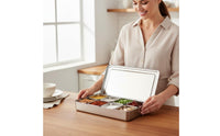 Stainless Steel Condiment Box Easy to Clean Multi-Compartment Seasoning Box Seasoning Tray with Inserts Wide Mouth Kitchen