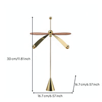 Balancing Dragonfly Figurine Modern Minimalist Home Golden Finish Tone Room Highlight for Entryway