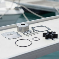 Outboard Water Pump Repair Kit 115/130HP 6N6-W0078-00 Compatible Water Pump Impeller Repair Kit Stainless Steel for Boat Owners