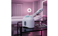 Electric Tabletop Facial Steamer Warm Mist Facial Steamer with Spray Tube Compact Portable for Women, Beauticians, Home Spa, Bathroom, Salon