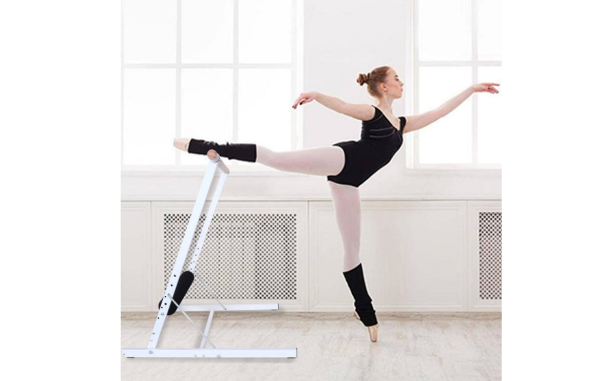 Foldable Folding Dance Barre Wood-Grain Adjustable Dance Barre
