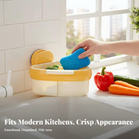 Kitchen Sink Drain Basket Anti-Clogging Kitchen Sink Food Waste Straining Area Saving Hanging Food Scrap Strainer