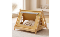 Dog Bed Tent Triangular Dog Triangular Pet Tent Quickly Assembled Pet Teepee for Small Dogs