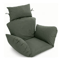 High-Back Hanging Chair Cushion Comfortable Egg Chair Cushion Luxurious Ergonomic